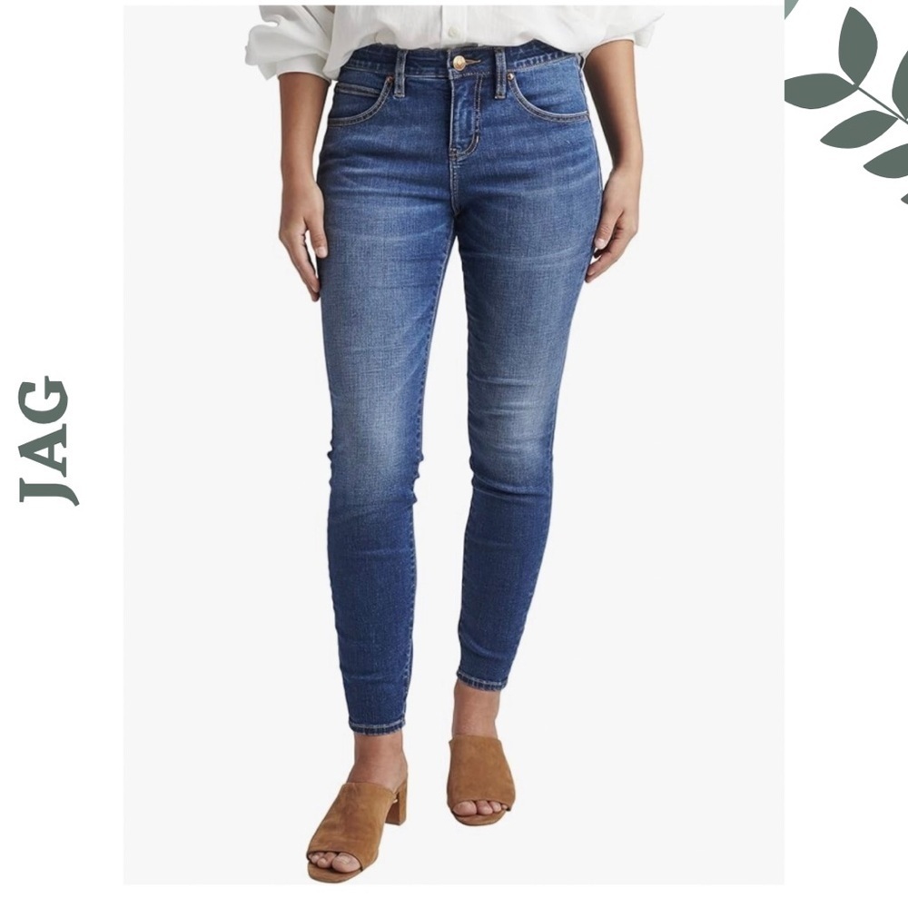 JAG Cecilia Skinny Jeans Blue Mid-Rise Stretch Denim Women’s Size 8/29